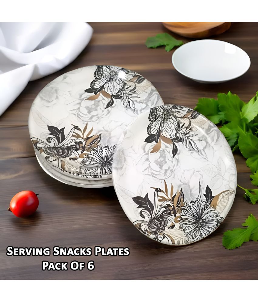     			Inpro 6 Pcs Melamine Multi Color Quarter Plate