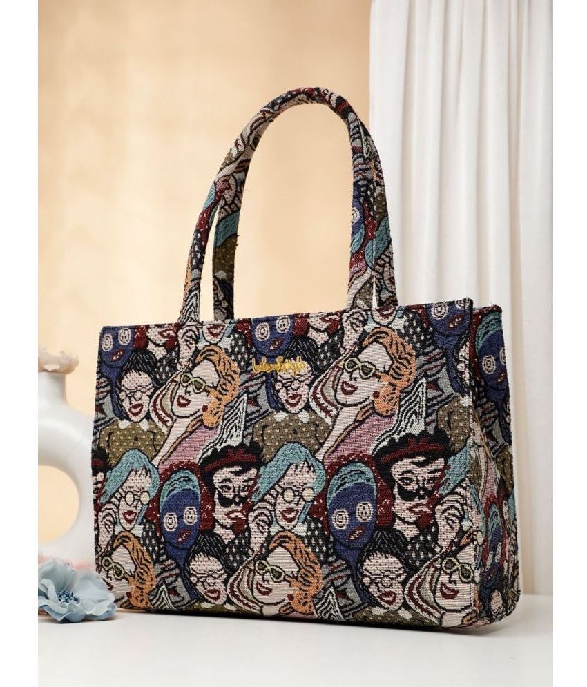     			LIKE STYLE Multicolor Jute Shoulder Bag