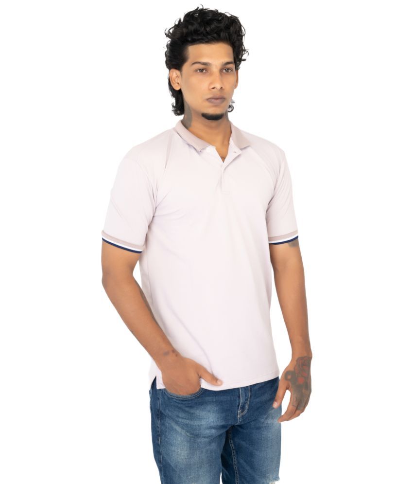     			Radprix Polyester Regular Fit Solid Half Sleeves Men's Polo T Shirt - Pink ( Pack of 1 )