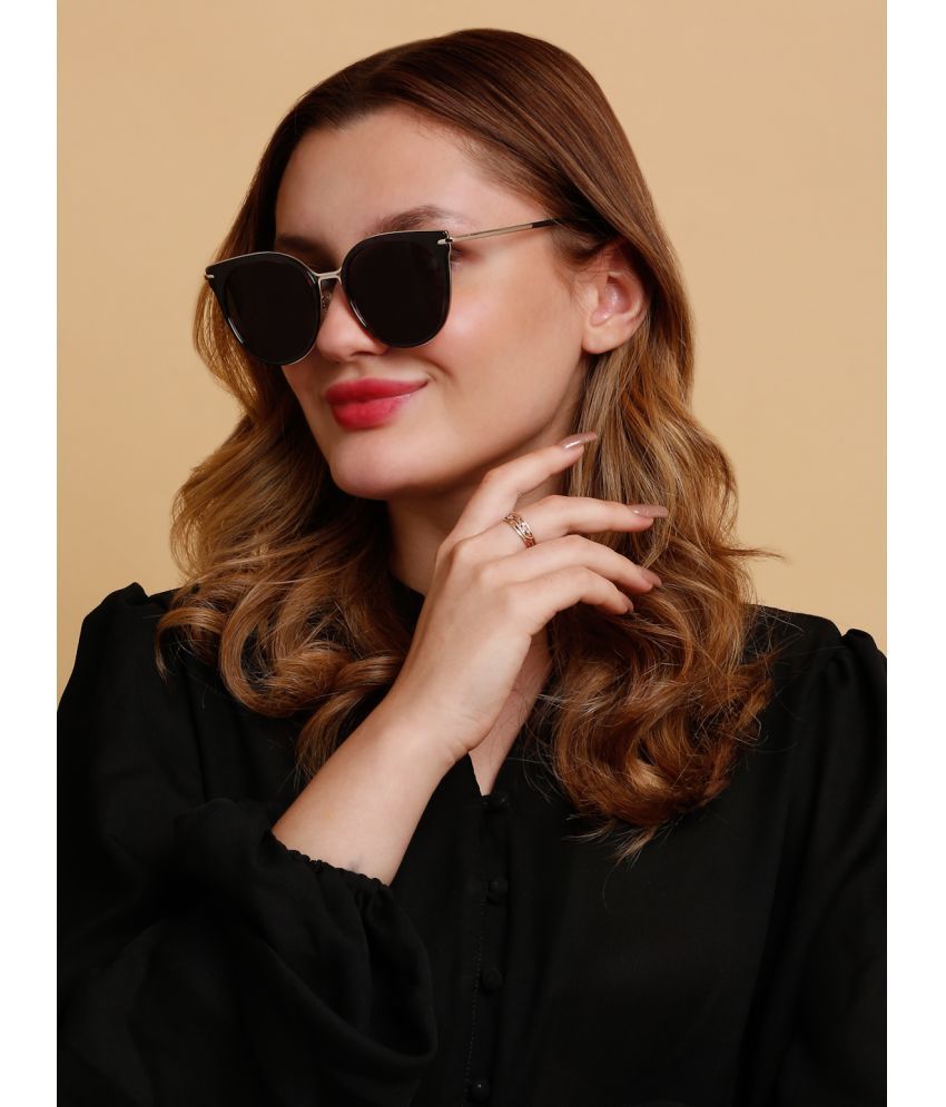     			Sunnies Black Round Sunglasses ( Pack of 1 )