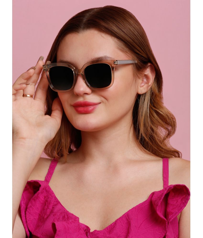     			Sunnies Off White Square Sunglasses ( Pack of 1 )