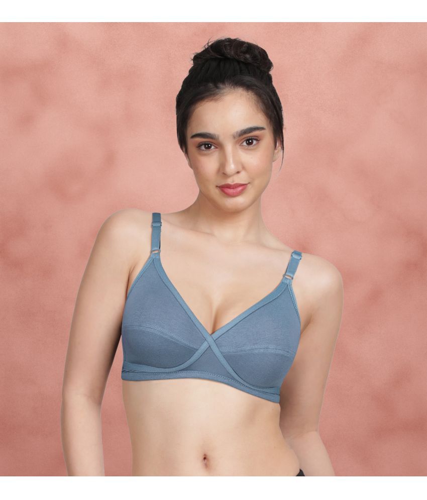     			Susie Grey Melange Cotton Non Padded Women's Everyday Bra ( Pack of 1 )