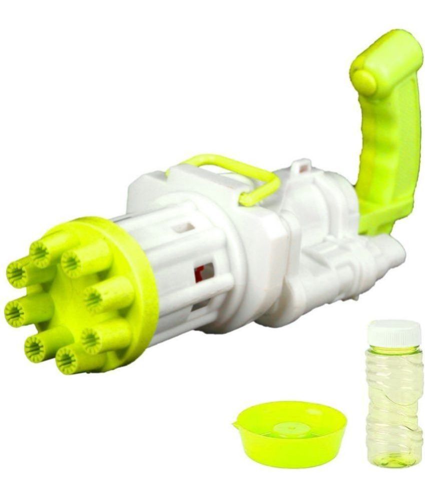     			TOY DEKHO 8-Hole Electric Bubbles Gun Toys For Kids,Gatling Bubble Gun Outdoor & Indoor Toys for Boys and Girls,Bubble Launcher Gun With Bubble Liquid.Galting Bubble gun with 8 Hole for kids,8-Hole Electric Bubbles Gun for Toddlers Toy