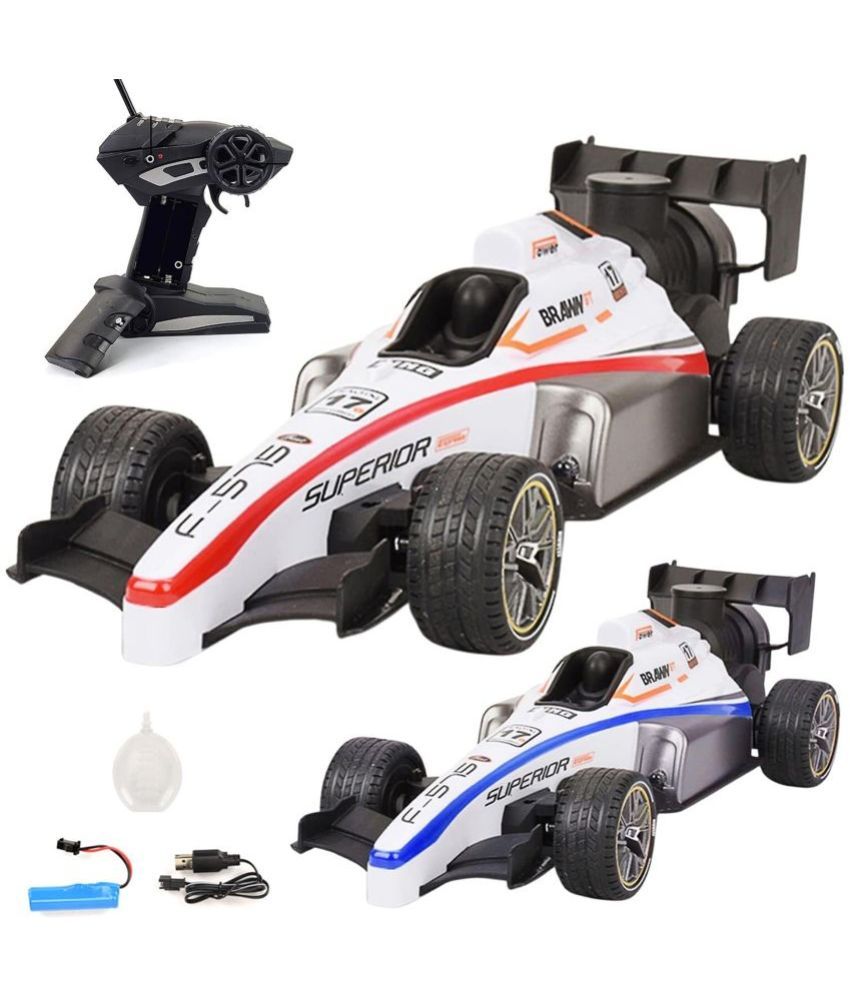     			TOY DEKHO High Speed RC Car Remote Control 2WD F1 Car for Boys Remote Car for Kids 5+ Years Scale 1:14 Big Formula Car with Light & Rechargeable