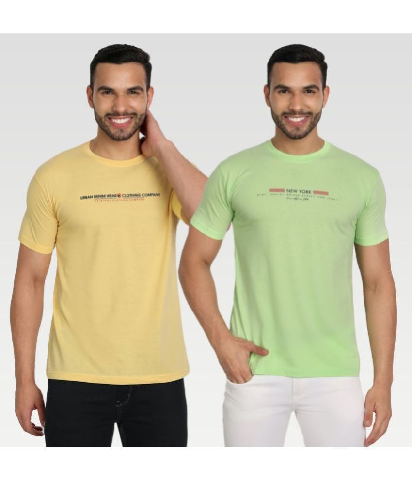     			Zeffit Pack of 2 Cotton Blend Regular Fit Men's T-Shirt ( Multicolor )