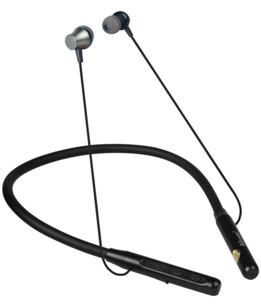     			hitage NBT 8526 BT Neckband In-the-ear Bluetooth Headset with Upto 18h Talktime Deep Bass - Black