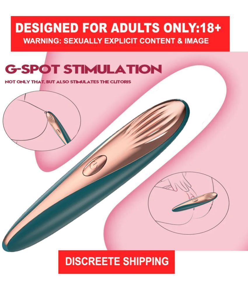     			Bullet Vibrator G-spot Stimulator, Clitoral Massager, Female Silicone Pen Vibrator, With 10 Vibration Modes, Tip Heating Function, Waterproof, And Rechargeable,