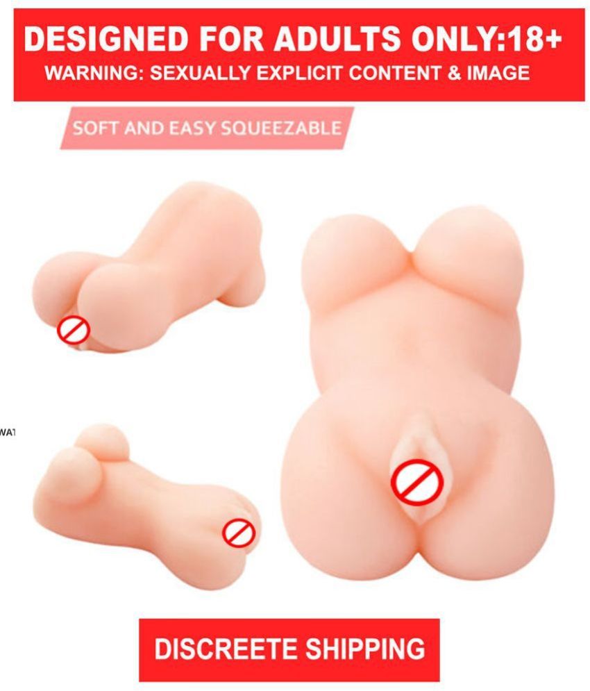     			Half Body Mini Doll Silicone Pocket Pussy Sex Doll With Breast And Anal For Masturbation Toy sex doll sex tantra