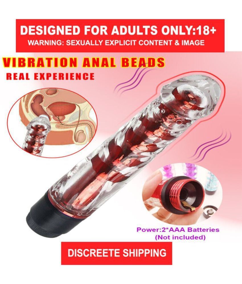     			Huge Vibrators Magi c Wand Jelly Dildo with Massage beads for Women Multi-speed Masturbator Clitoris Stimulator