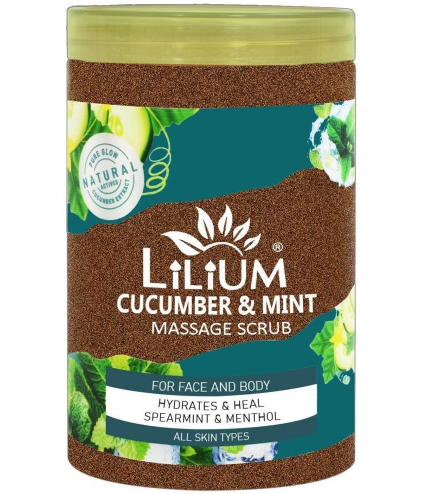     			Lilium Foaming Massage Scrub Cucumber & Mint 900ml | Hydrates, Heal Spearmint & Menthol