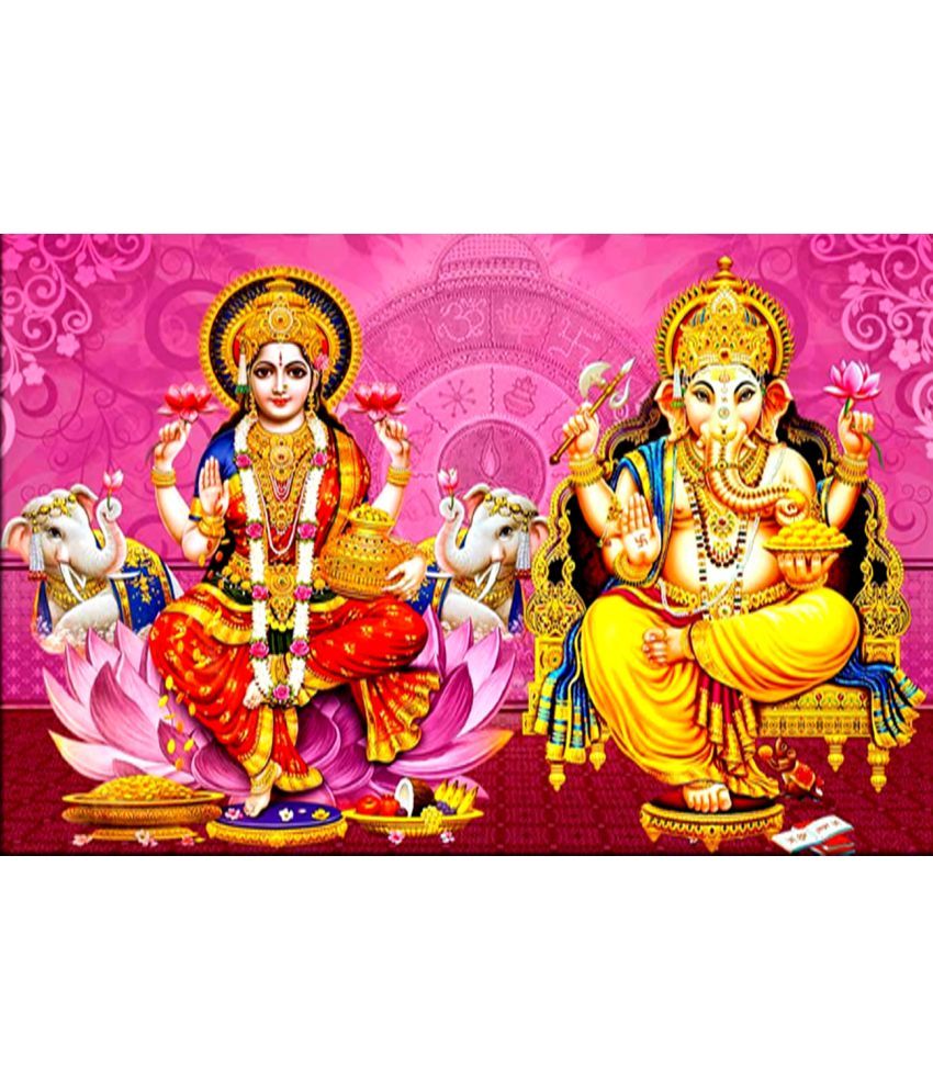     			Manas Lakshmi Ganesh Religious Wallpaper ( 60 X 90 ) cm (Pack of 1)