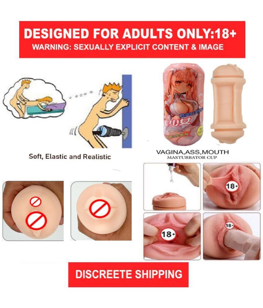     			SAKURA 3 IN 1 CHINESE CUP MALE MASTURBATOR REALISTIC POCKET PUSSY STROKER VAGINA+ORAL+ANAL ADULT SEX TOY