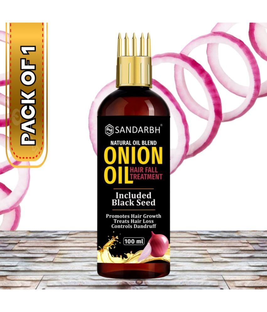     			Sandarbh Anti Dandruff Onion Oil 100 ml ( Pack of 1 )