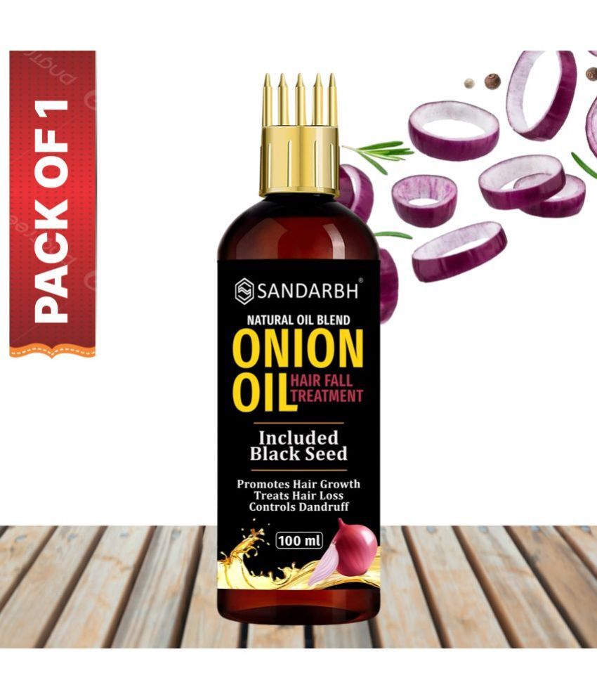     			Sandarbh Frizz Control Onion Oil 100 ml ( Pack of 1 )