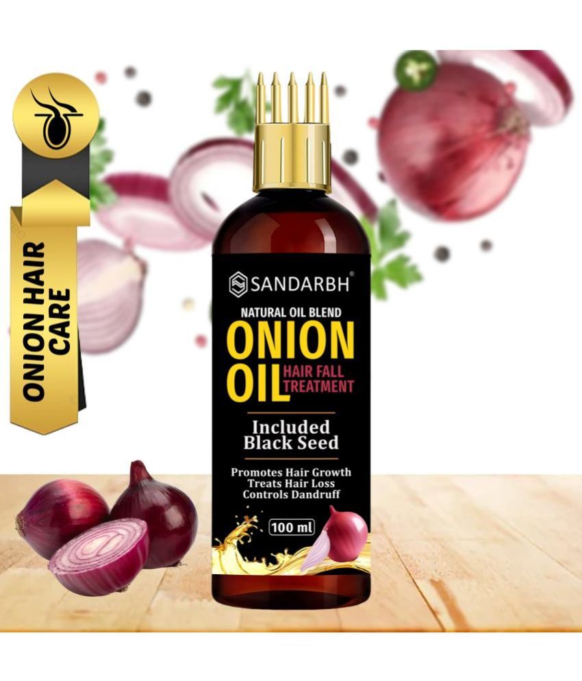     			Sandarbh Hair Growth Onion Oil 100 ml ( Pack of 1 )