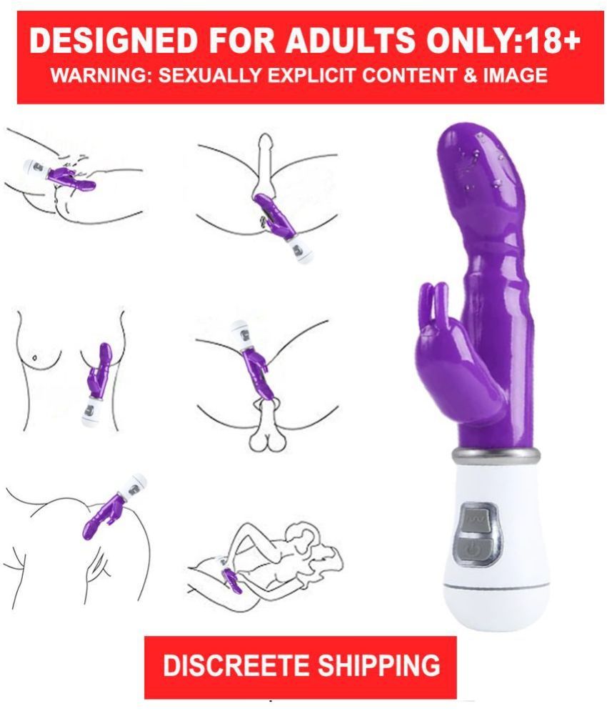     			Waterproof Rabbit Vibrator Adult Dildo Clit G-Spot Massager Sex Toys for Women female sexy toy for women