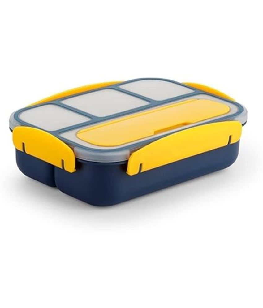     			Dark Sun Kitchenware 4Section School/College/Office Plastic Lunch Box 1 - Container ( Pack of 1 )