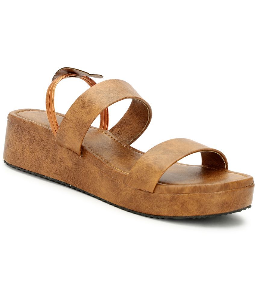     			Rimezs Tan Women's Sandal Heels