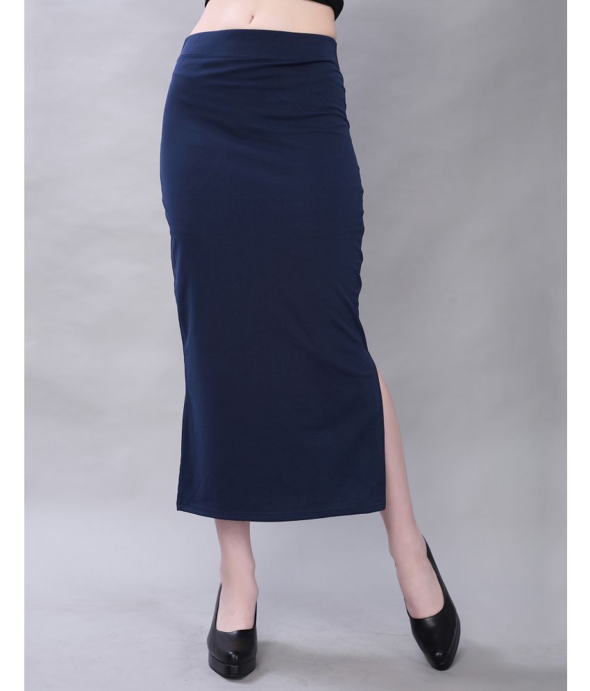     			Selvia Navy Lycra Petticoat - Single