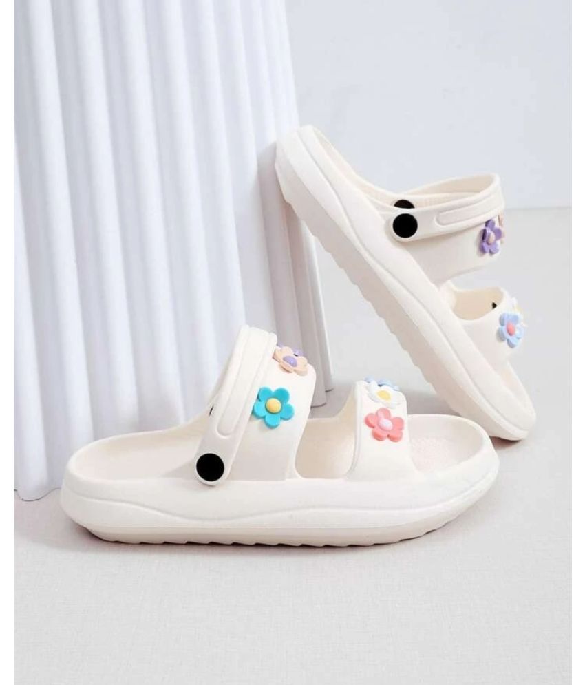     			Shozie White Women's Slide