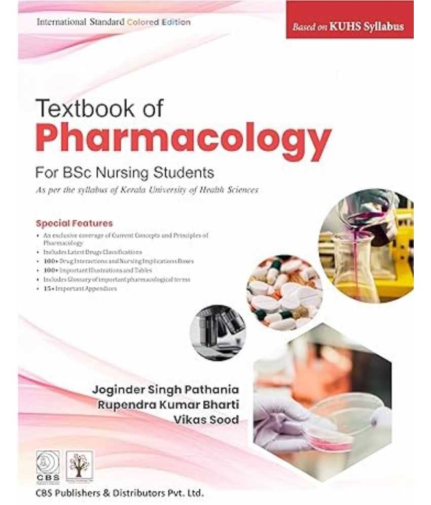     			Textbook of Pharmacology for BSc Nursing Students based on KUHS Syllabus