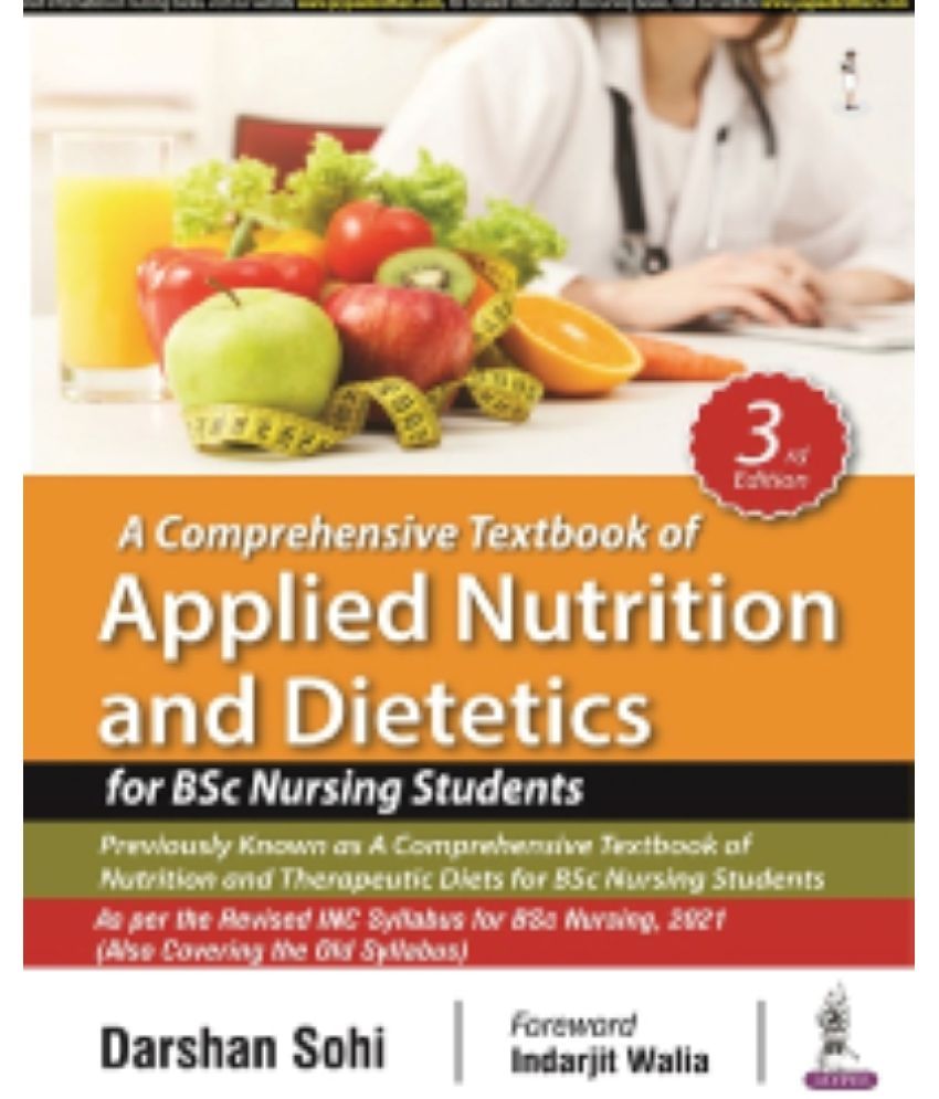     			A Comprehensive Textbook of Applied Nutrition and Dietetics for BSc Nursing Students 3rd Edition