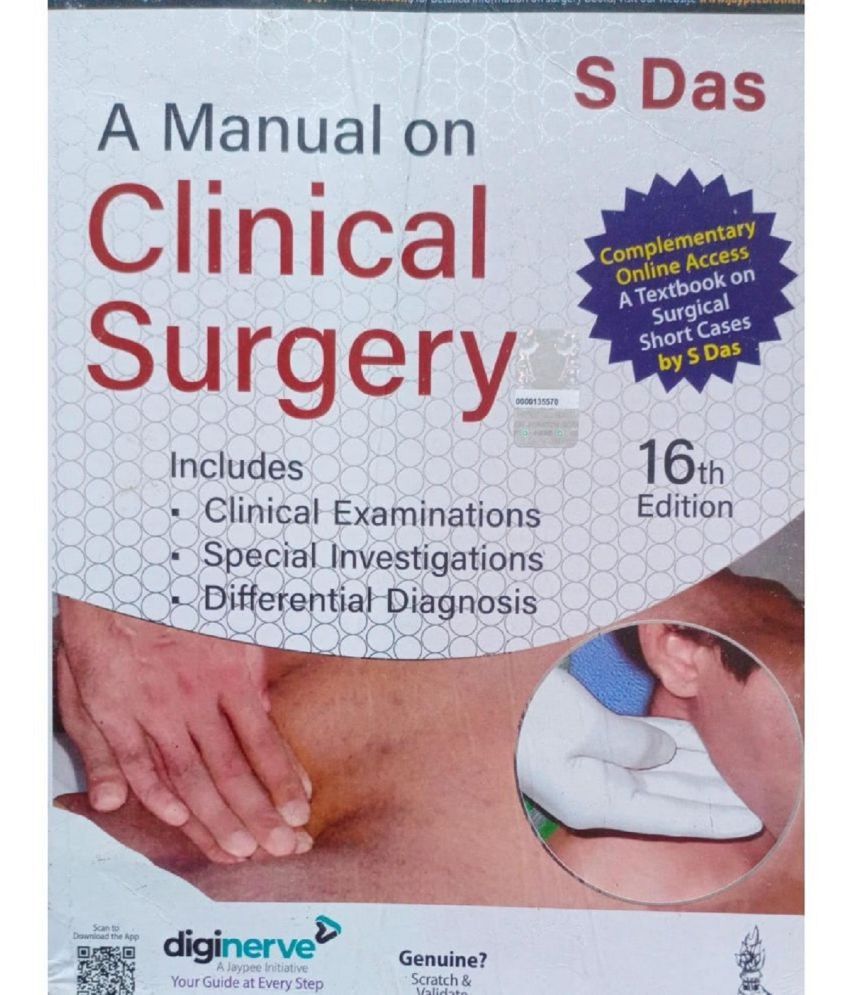     			ABC A Manual On Clinical Surgery By S Das CD