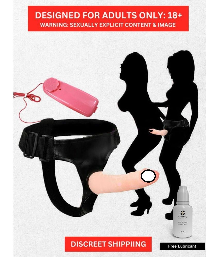     			Crazynyt 8 Inch Strap On Realistic Solid Pe*nis Dildo With Belt Sex Toy For Women -  STRAP DILDO