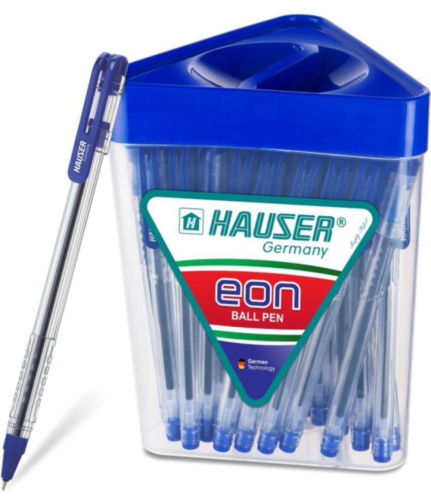     			Hauser Eon 0.7Mm Ball Pen Jar Pack Blue Ink, Set Of 50 Ball Pen