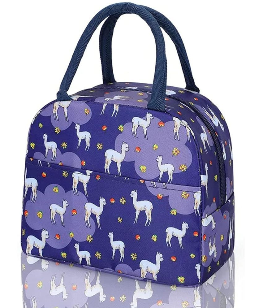     			House Of Quirk Purple Lunch Bags ( 1 Pc )