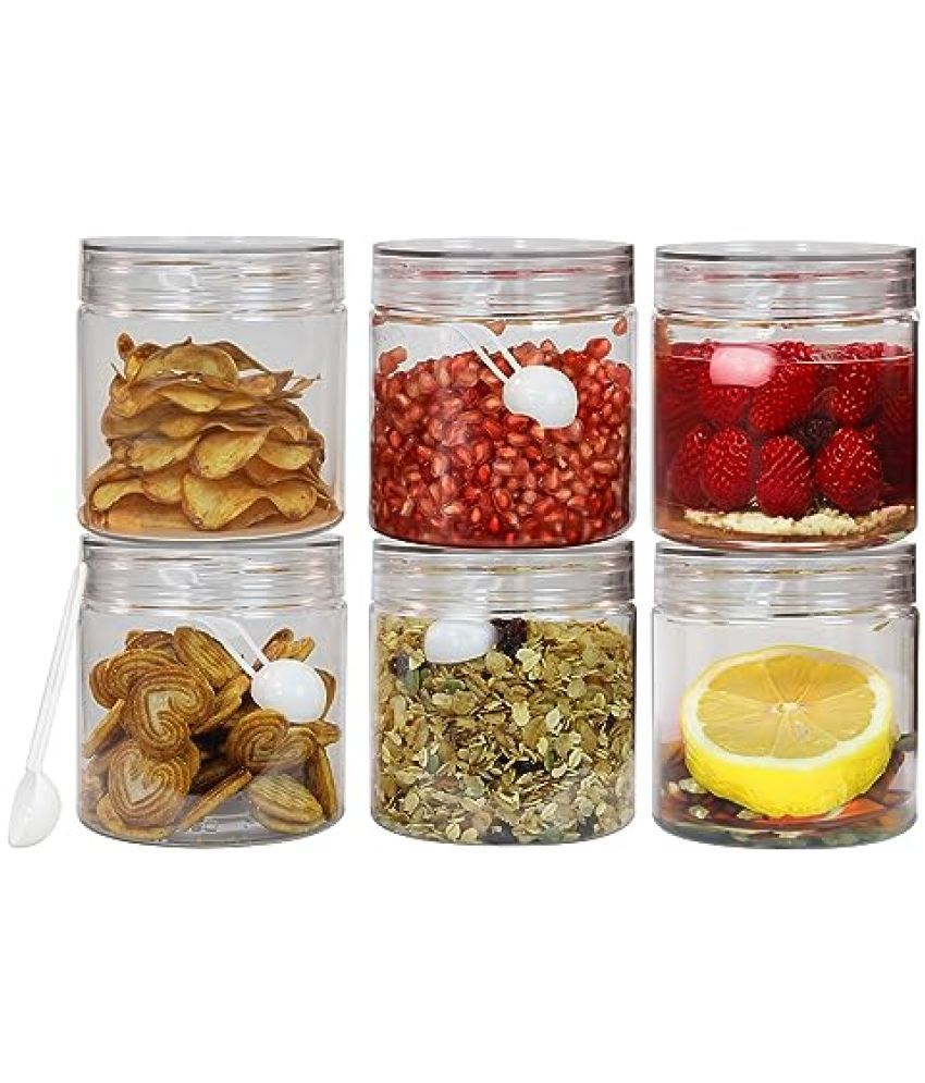     			PearlPet Tiffany_750ml PET Transparent Multi-Purpose Container ( Set of 6 )