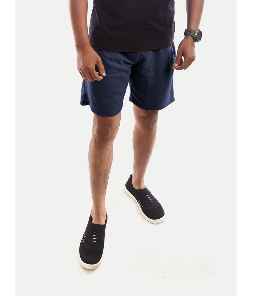     			Radprix Blue Cotton Men's Shorts ( Pack of 1 )