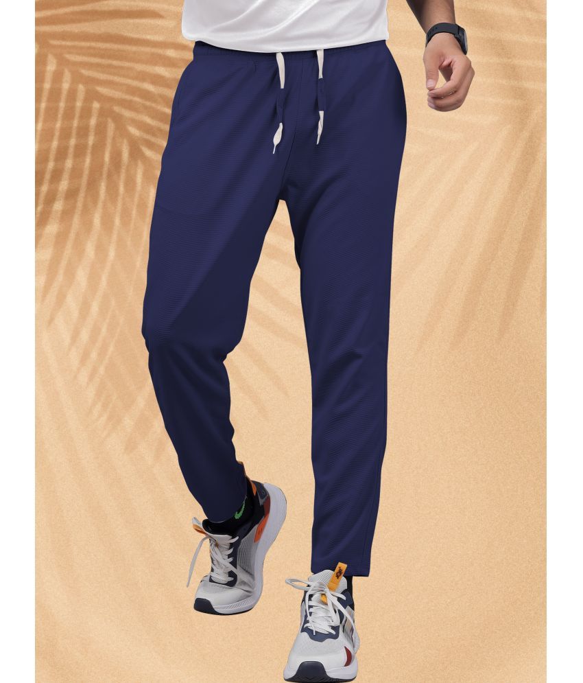     			Septem Navy Cotton Blend Men's Sports Trackpants ( Pack of 1 )