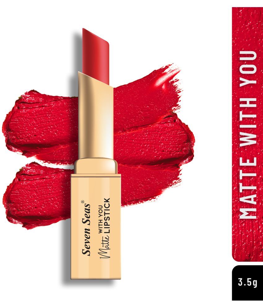     			Seven Seas Long Lasting | Matte Finish | Longwear | Matte With You Lipstick (Cherry Red 3.5g)