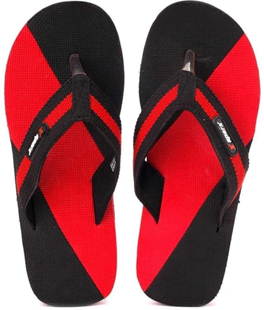     			Sparx Black Men's Thong Flip Flop