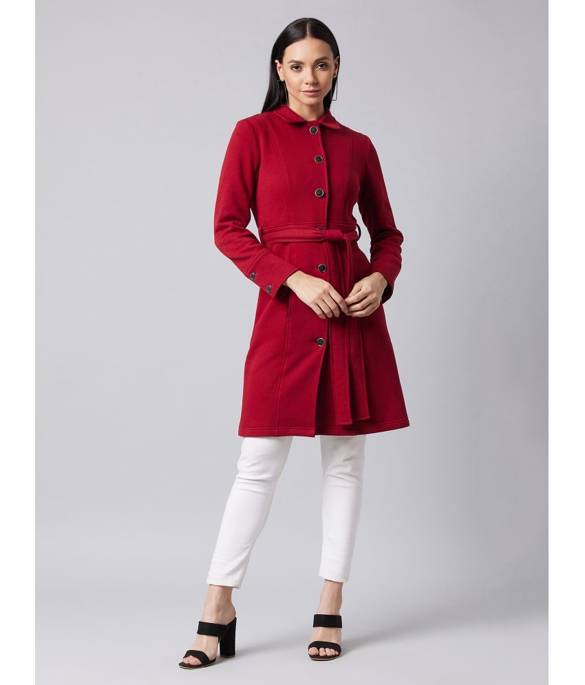     			Dolce Crudo - Poly Cotton Maroon Jackets