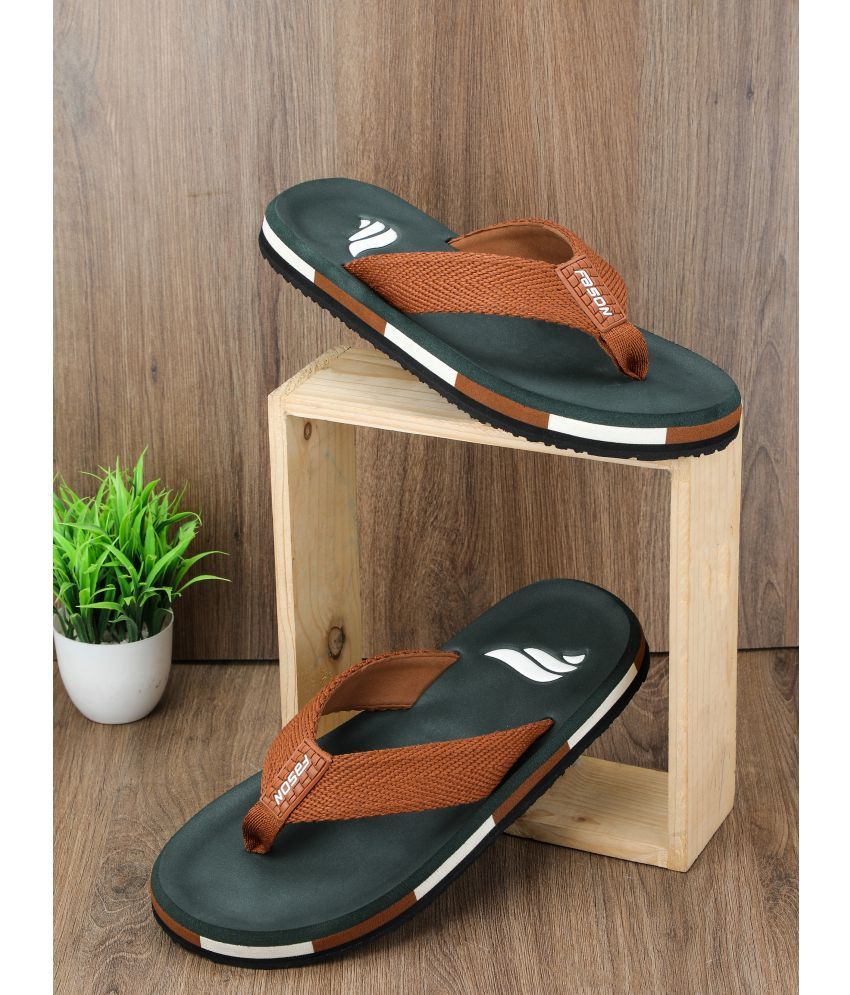     			Fason Tan Men's Thong Flip Flop