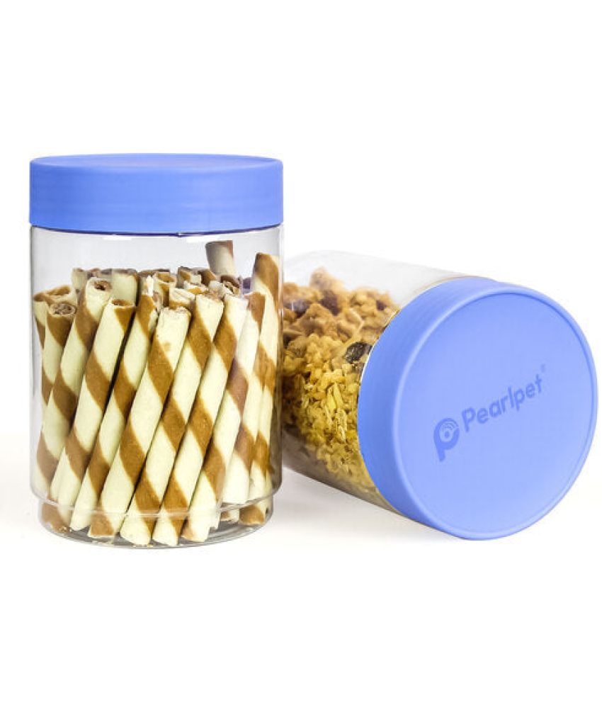     			PearlPet Plastic Blue Multi-Purpose Container ( Set of 2 )