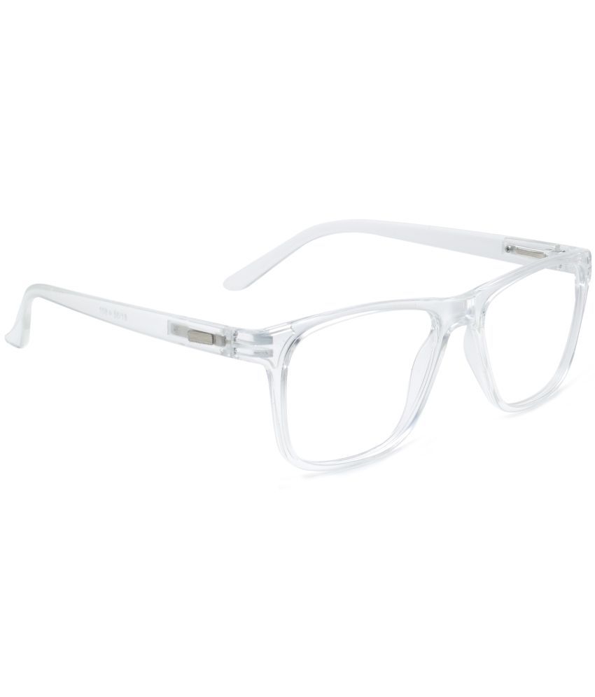     			Peter Jones White Square Eyeglass Frame ( Pack of 1 )