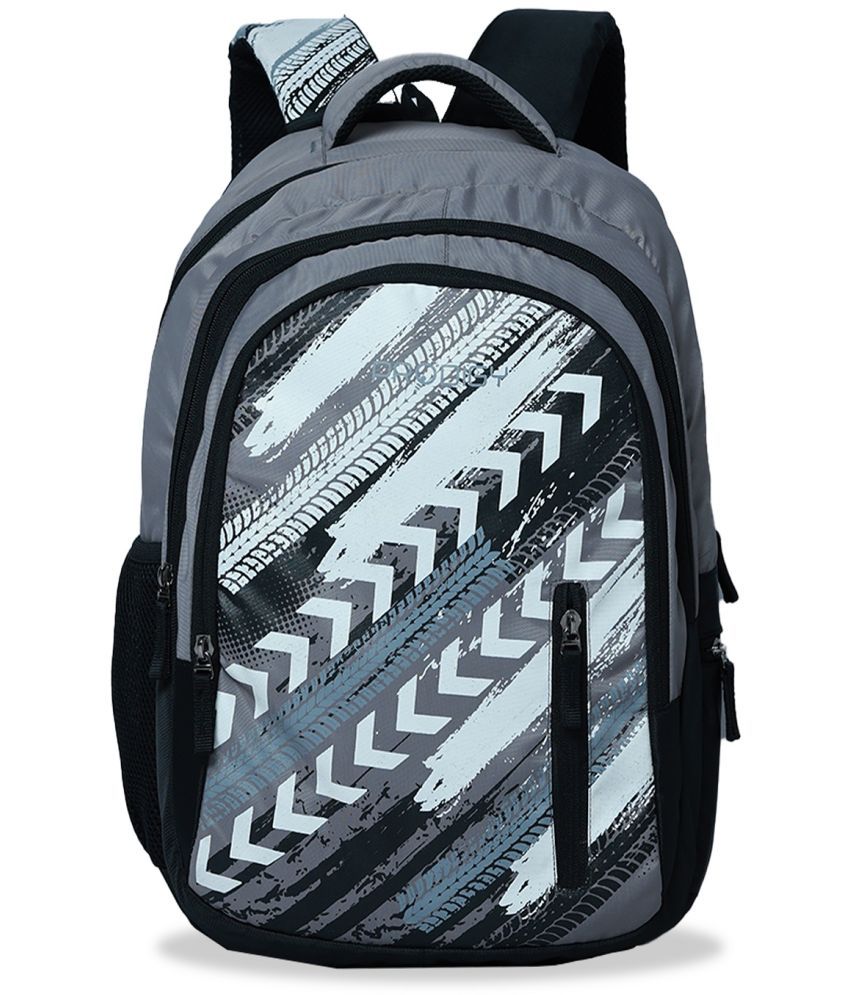     			Prodigy Grey Polyester Backpack ( 30 Ltrs )