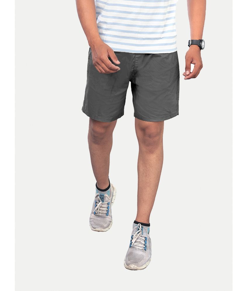     			Radprix Black Cotton Men's Shorts ( Pack of 1 )