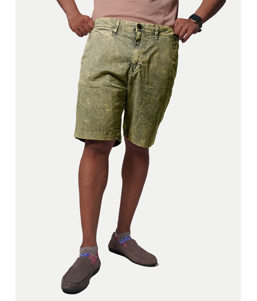     			Radprix Green Cotton Men's Chino Shorts ( Pack of 1 )