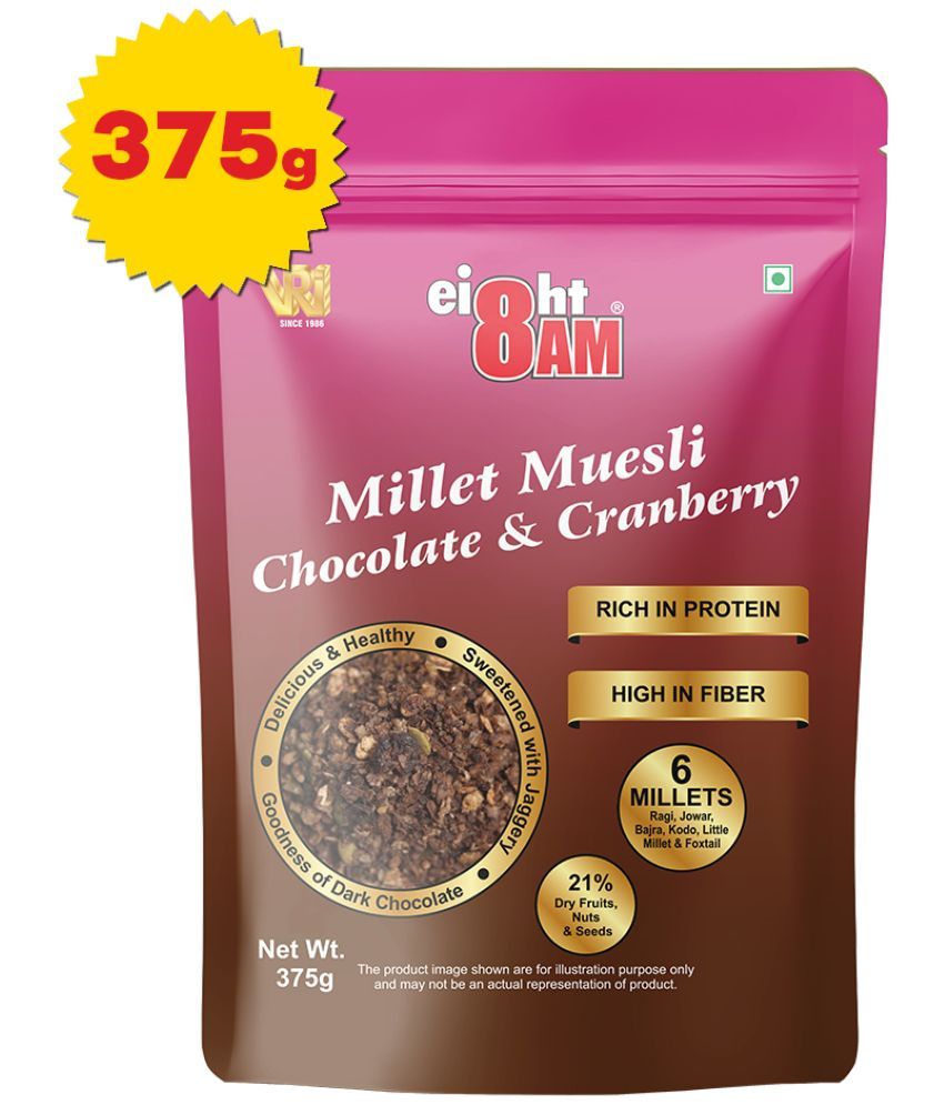     			8AM Chocolate Cranberry Muesli 375 gm