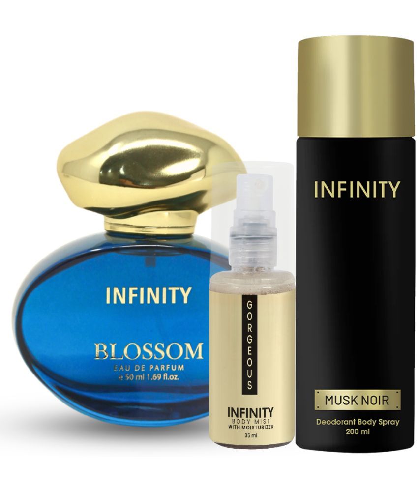     			CFS Blossom EDP Perfume 50ml,Musk Noir Deo Body Spray 200ml,Gorgeous Body Mist 35ml Long Lasting Perfume Pack of 3