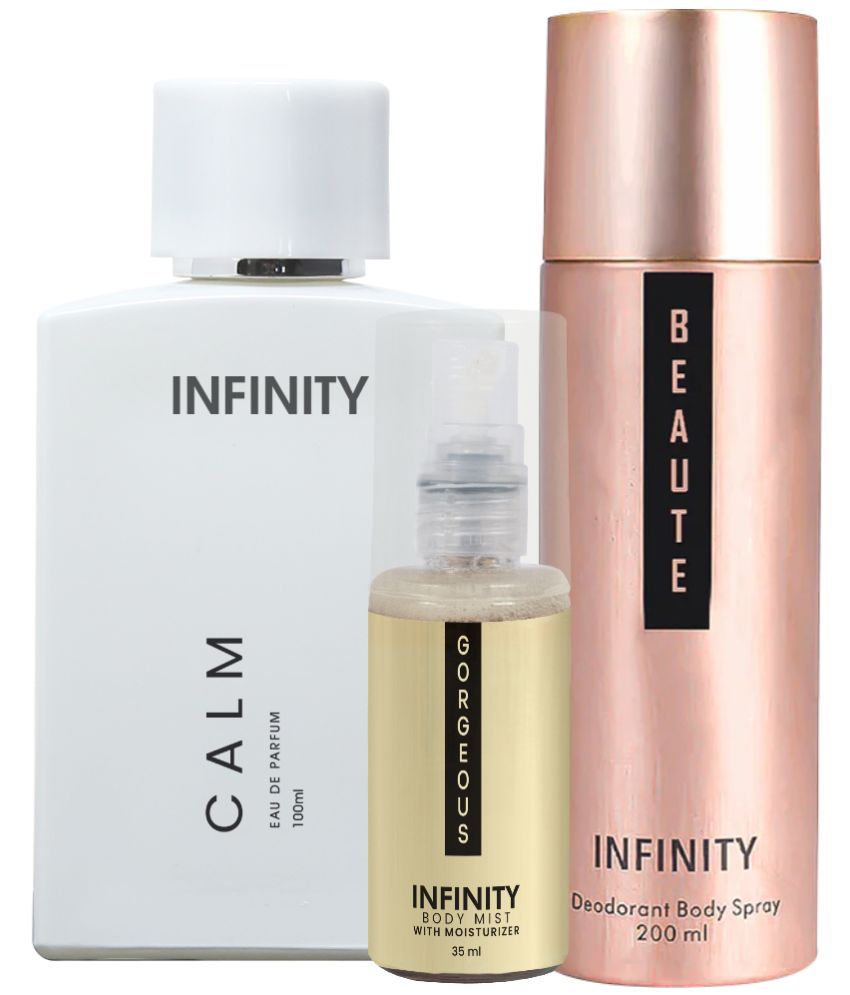     			CFS Calm EDP Perfume 100ml, Beaute Deo Body Spray 200ml, Gorgeous Body Mist 35ml Long Lasting Perfume Pack of 3