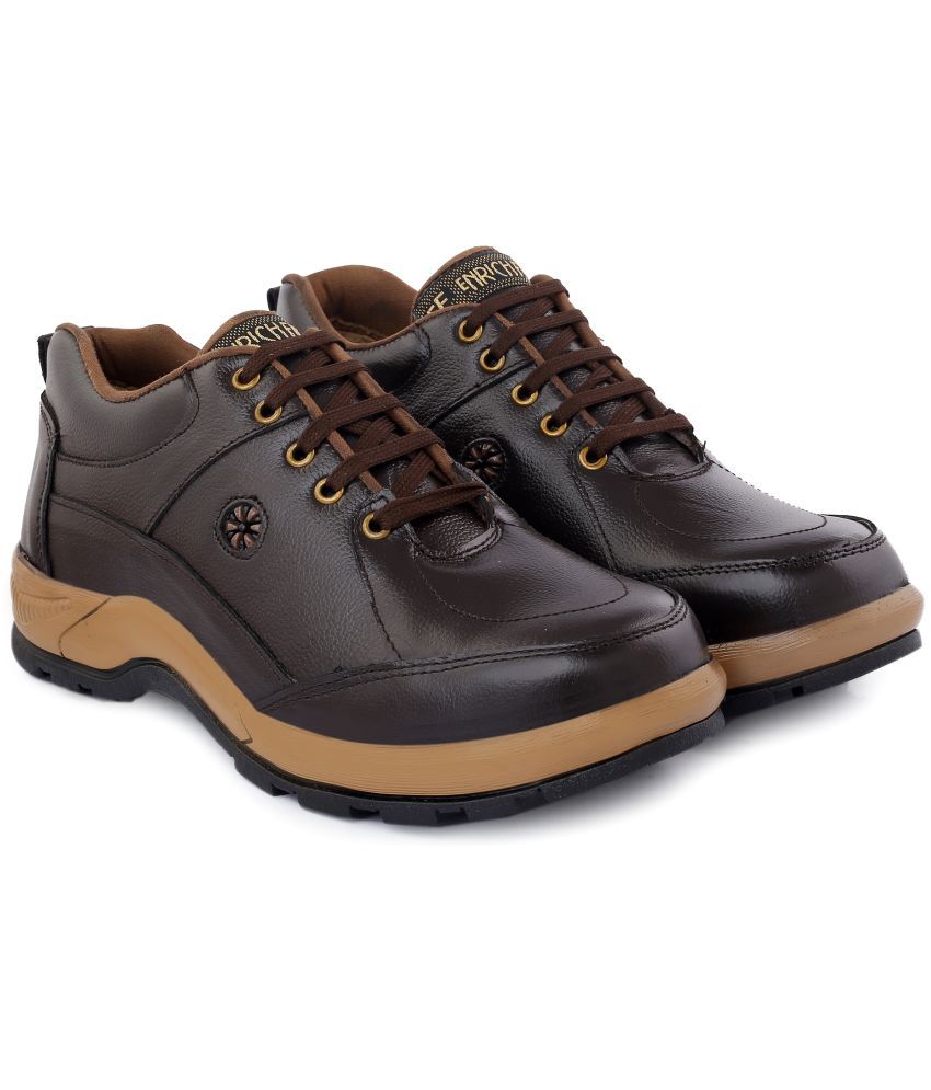     			Enrich Field 35 Brown Men's Lifestyle Shoes