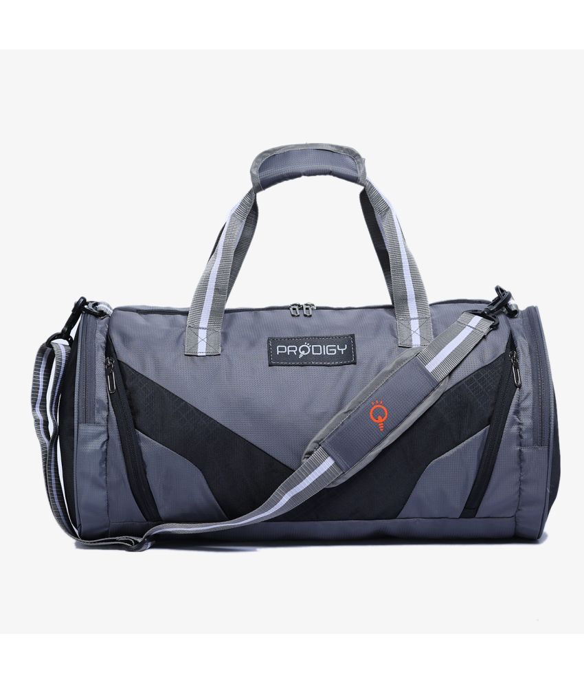     			KP Grey Solid Messenger Bag