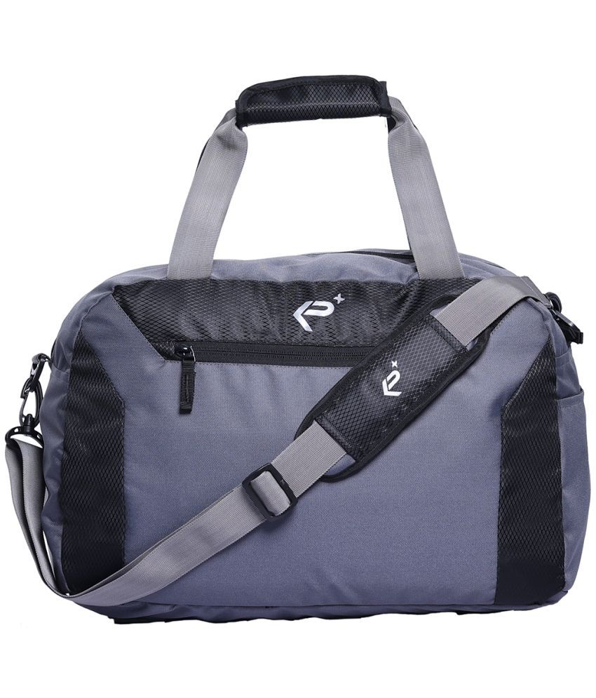     			KP Grey Solid Messenger Bag