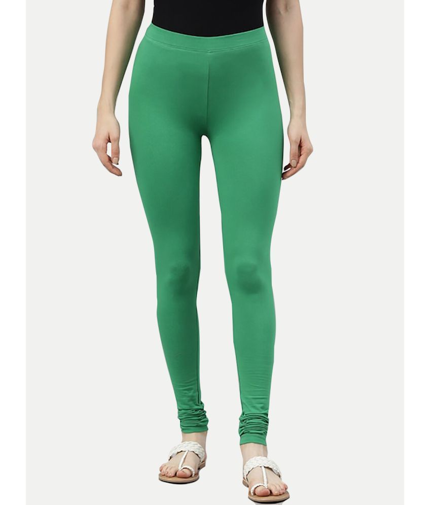     			Radprix - Green Cotton Women's Leggings ( Pack of 1 )