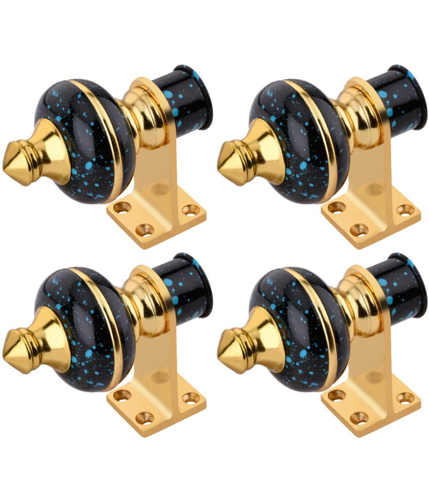     			Sun Shield Multi Color Wrought Iron Single Rod Bracket ( Pack of 4 )